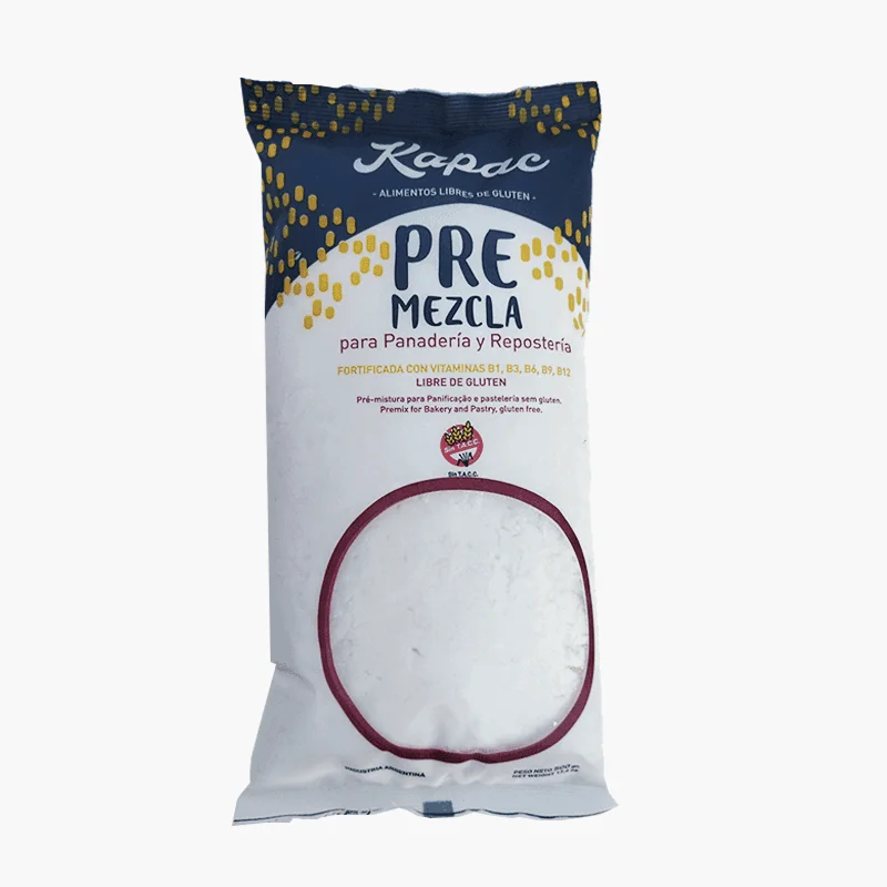Productos sin gluten: Harinas y Premezclas