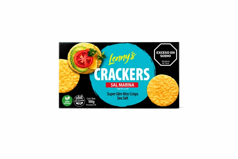 Crackers Sal Marina Lenny’s sin gluten 100 gr