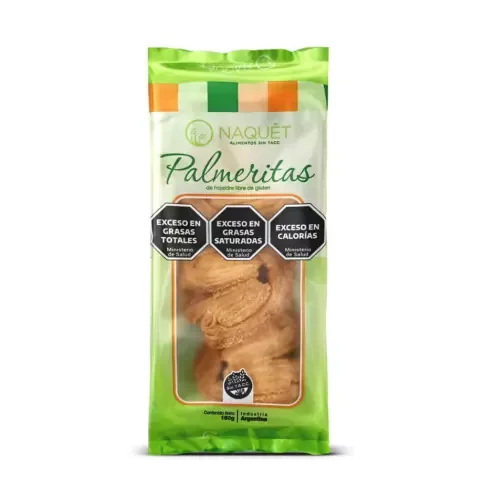 Productos sin gluten: Palmeritas, Grisines y Rosquitas