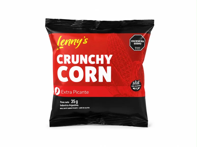 Crunchy Corn Picante Lenny’s sin gluten 35 gr