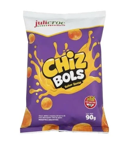 Chiz Bols Sabor Queso Julicroc sin gluten 90 gr