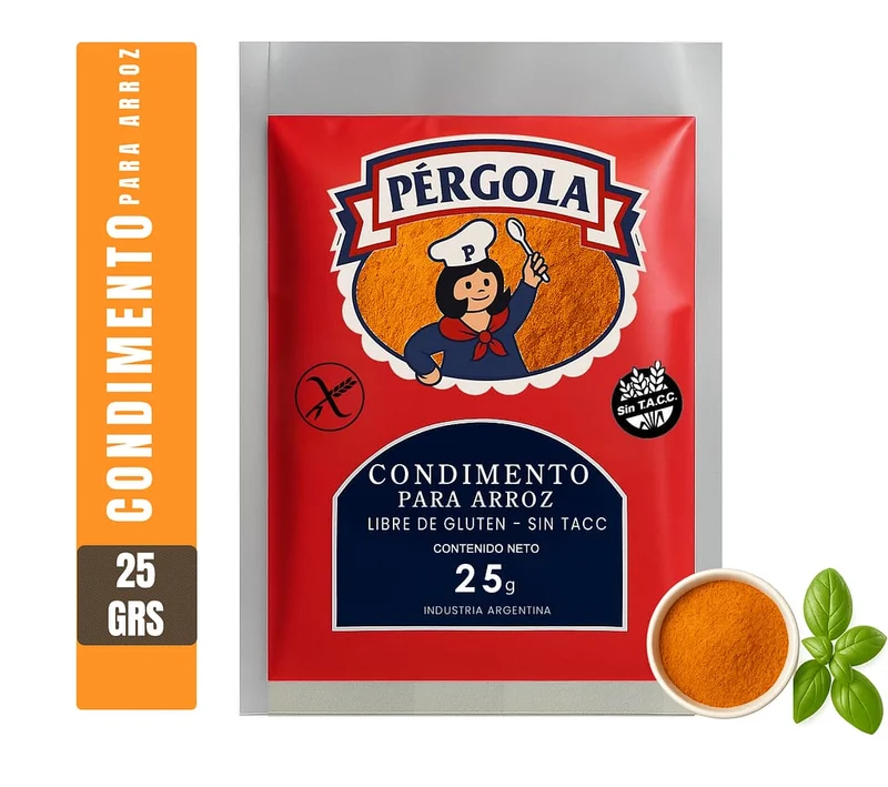 Condimento para Arroz Pérgola sin gluten 25 gr