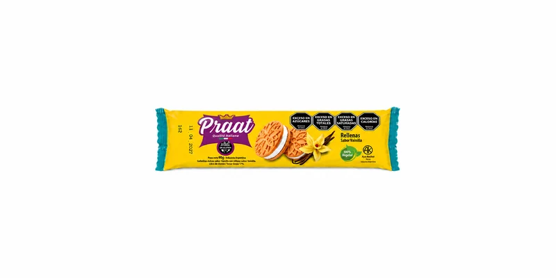 Rellenas de Vainilla Praat sin gluten 90 gr