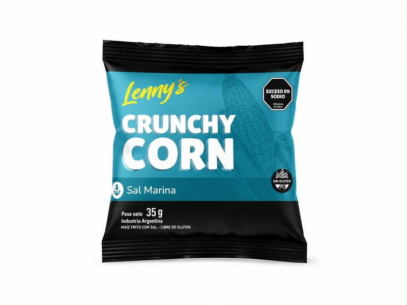 Crunchy Corn Sal Marina Lenny’s sin gluten 35 gr